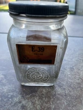 Vintage Glass Product Automotive Parts Jar Guaranteed Parts Co Inc.