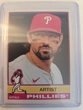 2025 Topps Heritage - #315 Nick Castellanos “Artist” Nickname Variation