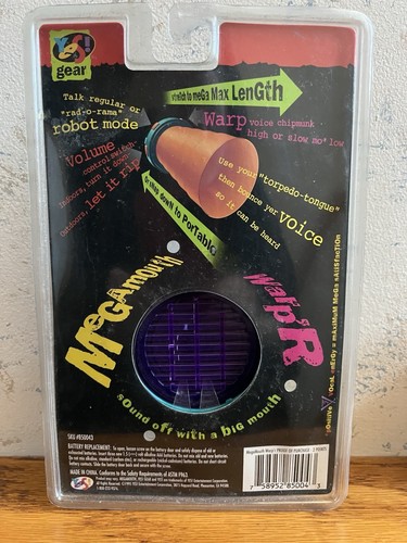 Vintage 1995 Yes Gear MEGAMOUTH WARP'R NEW SEALED IN PACKAGE FREE SHIPPING - Picture 2 of 3