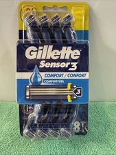 NEW  Gillette Sensor3 Comfortgel  Men's Disposable Razors – 8 Pack