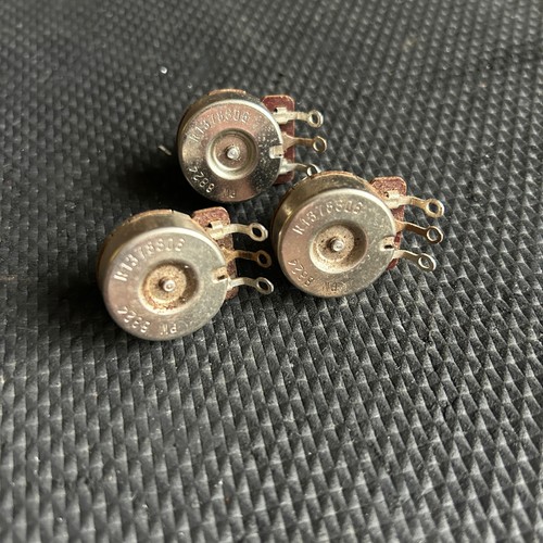 Lot of 3: 1988 Gibson Matching 300k Guitar Pots 1378806