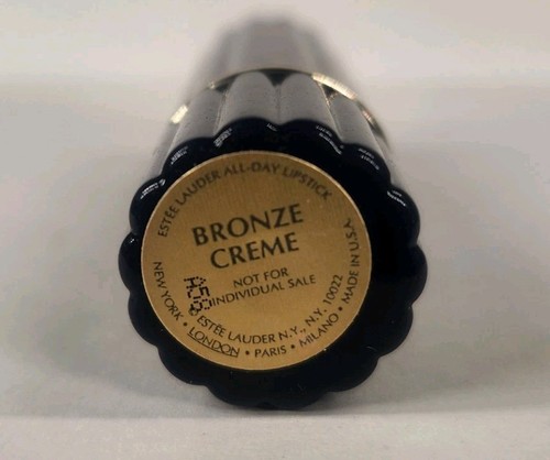 Estee Lauder Bronze Creme All Day Lipstick 80 Blue Tube Ribbed New No Box - Picture 1 of 4