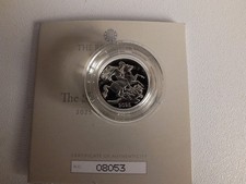 2025 Silver Proof Sovereign .925 – King Charles III, COA & Pouch, Pristine