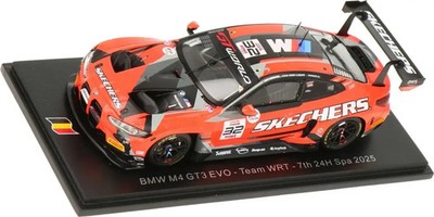 BMW M4 GT3 EVO #62 7th 2025 24h SPA DeWilde/Weerts/van der Linde 1:43 by Spark