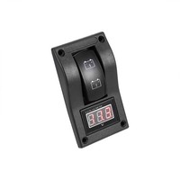 12V Dc Marine Boat Voltmeter Led Dual Battery Test Panel Rocker Switch On Of Set