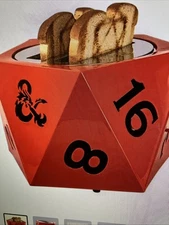 Uncanny Brands  Dungeons And Dragons Halo 2-Slice Toaster - Brand New