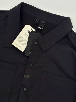 IM Liberty Technical Snap Shirt Jacket Black XL NWT Water Resistant UPF 40+