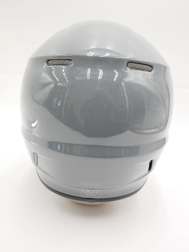 TORC T9 复古摩托车头盔光泽灰色 XXL 码 - T908:26 — 第 3/4 张图片