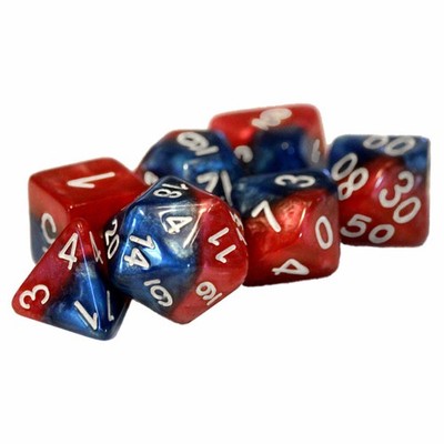 GKG531 Gate Keeper Games 7-set Cube: Halfsies: Spider-Dice (7)