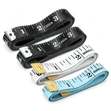 4 Pack Soft Tape Measure Body Measuring Tape, 120inch and 60inch Soft Fabric ...