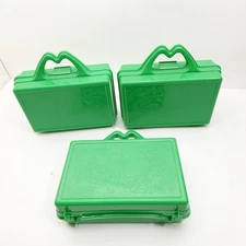 Set Of 3 1988 Mcdonalds Happy Meal on the Go Lunch Box Pencil Case Vintage