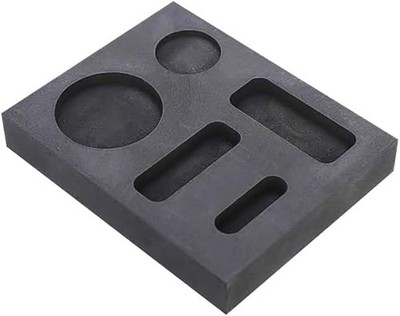 5 in 1 Graphite Casting Ingot Mold Small Metal Graphite Mold for Melting and Ref