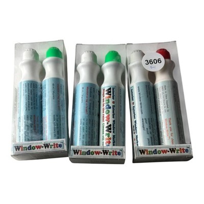 Window Write Marker Set 3 Packs Non-Toxic Interior/Exterior Tool 11mm Tip