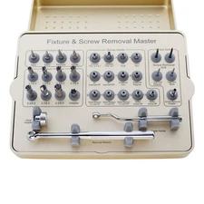 Universal Implant Fixture & Fractured Screw Removal Master Kit FSRK-02 MCTBIO
