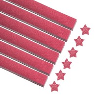 "200 Blatt Origami Papier Glitzer Stern Papier Rot Falzpapier 0.4 X 8.7\""