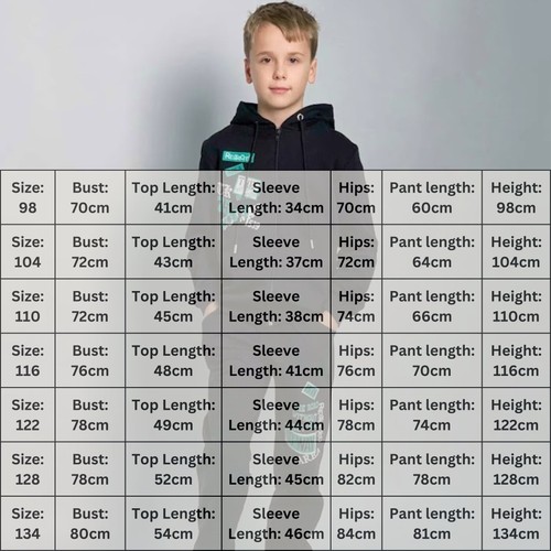 Printed Boys’ Tracksuit – Comfort & Warmth for Winter, Demi-season, Nosi svo... - Picture 3 of 15