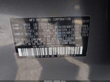 Used Engine Complete Assembly Fits 2022 Subaru Legacy 2.5l Vin A 6th Digit Grad