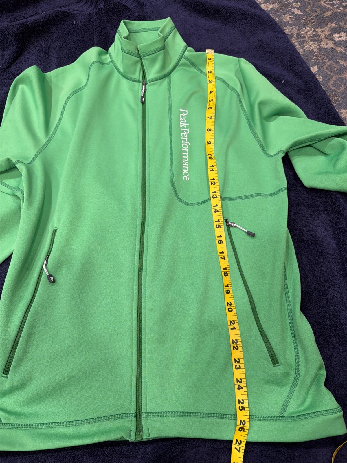 Mens Medium Green Helo Full Zip Blend Outdoor Dad