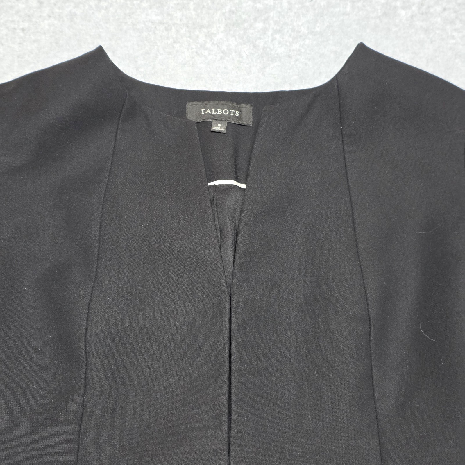 Talbots Women’s 8 Solid Black Polyester Career We… - image 5