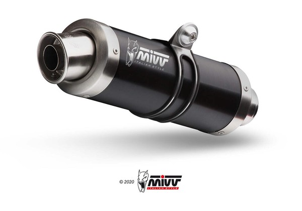 Mivv Gp SchalldäMpfer Auspuffanlage Inox Schwarz Kawasaki Z1000/Z1000 R Ausgabe-image