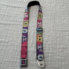 BUCKLE DOWN My Little Pony MLP Adjustable Belt Seatbelt Style Black