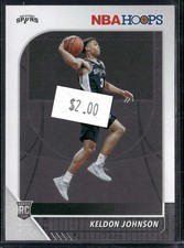 2019-20 Hoops #224 Keldon Johnson