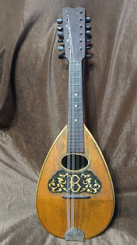 *UNIQUE*12 STRING PAINTED BOWLBACK MANDOLIN ** SEE VDO"