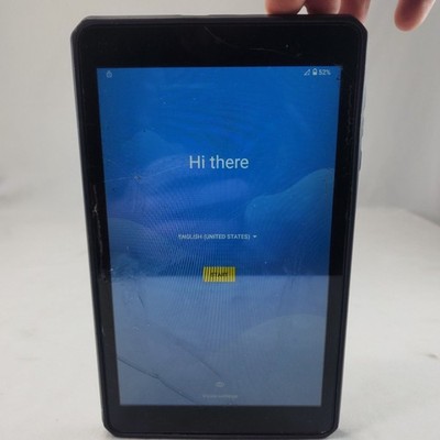 Alcatel Joy Tab 2 Wi-Fi Metro 8 inch-Black Tablet For Parts Repair Bundle W Case
