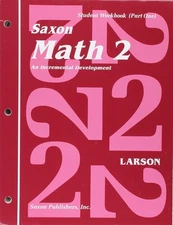 Saxon Math 2nd Grade 2 Student Workbook Part 1 1997 1st Edition