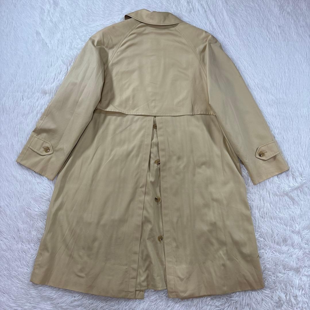 Burberry Trench Coat Beige Cotton With Nova Check Pattern Size M Women thumbnail 4