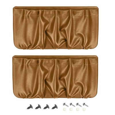 Door Panel Map Pockets Vinyl Camel Pair Chevrolet C10 1977-1979
