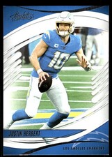 Justin Herbert 2025 Panini Absolute #11 Chargers NFL READ FREE SHIP AutographDen