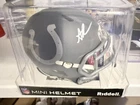 Anthony Richardson Indianapolis Colts Slate Signed Mini Helmet JSA coa