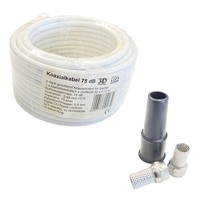 10M Sat Hd Digital Kabel Antennenkabel Koaxialkabel Full Hdtv 4K Hd+ Sky DVB-S2
