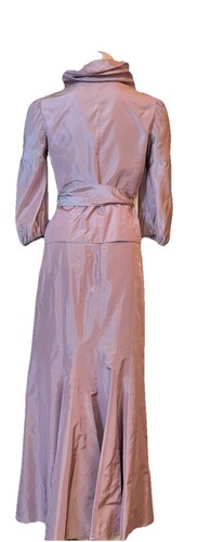 Teri Jon Rickie Freeman Formal Taffeta 2ps Gown violet Women's Sz 2(m) - Picture 5 of 13