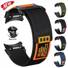 Quick Fit Nylon Band Strap for Samsung Galaxy Watch 4/5/6/5/FE 44/40/45/42/46mm