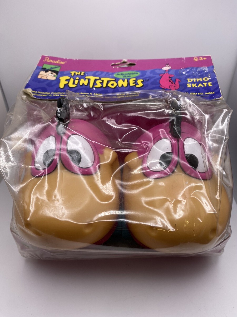 1994 paradise toys THE FLINTSTONES Kids SKATES * Factory Sealed