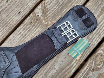 Devoucoux Makila Black Padded Anatomic Short Dressage Girth - 28 