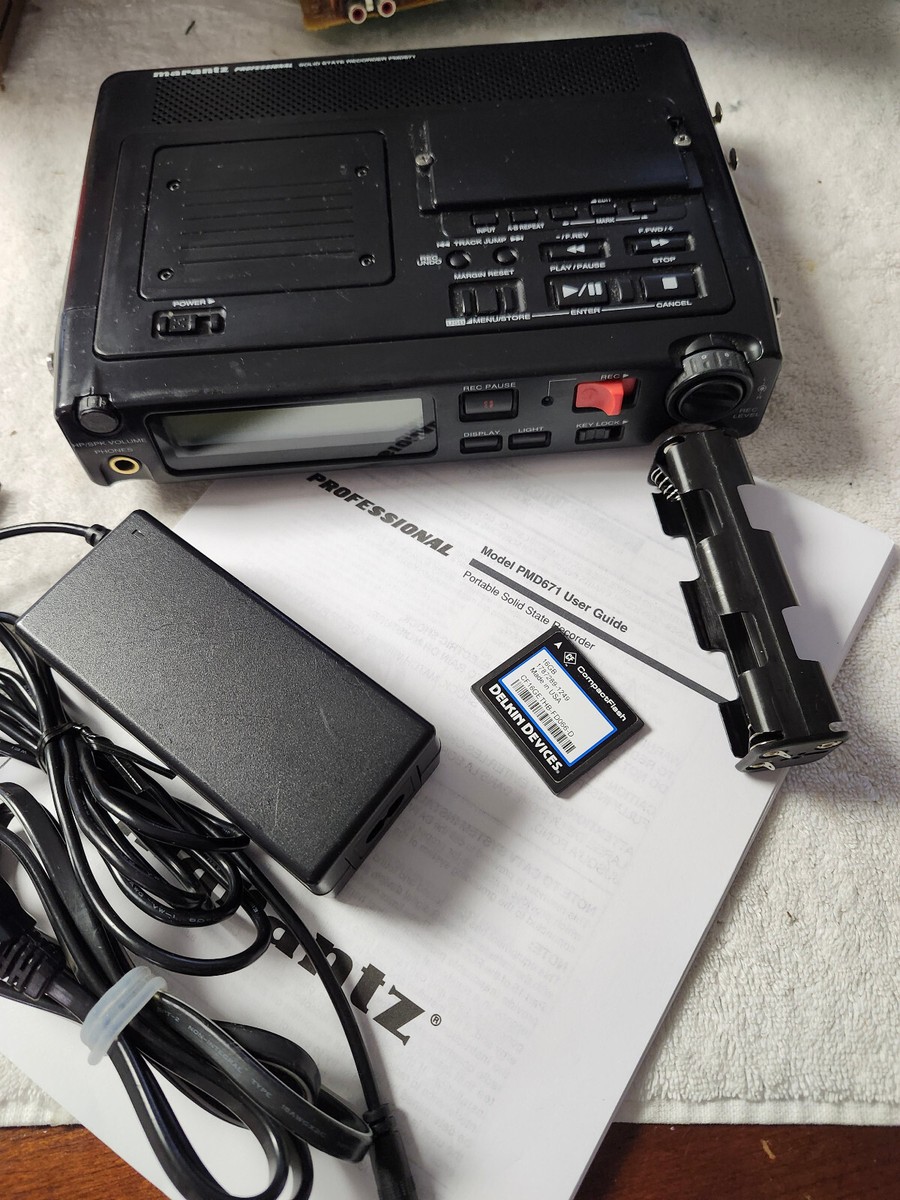 マランツ Marantz PMD671 ポータブルオーディオレコーダー Marantz PMD671 Digital Recording Interface for sale online | eBay
