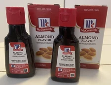 2 Bottles McCormick Almond Flavor 1 oz Each