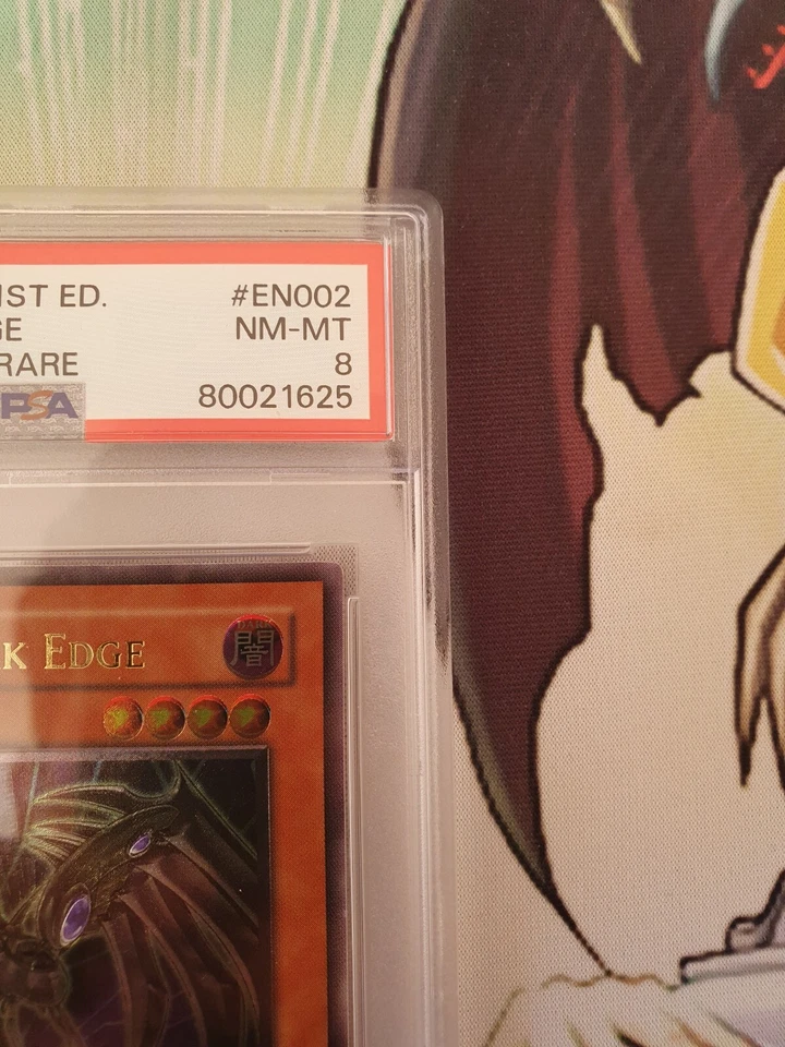 Cyberdark Edge CDIP-EN002 Ultimate Rare 1st PSA Grade 8 (Foil Shift Misprint) - Image 4 of 4