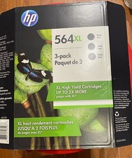 HP GENUINE 564XL Black Ink CR305BN EXP Nov 2020 3 Pack