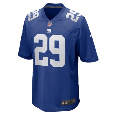 New York Giants Tyrone Tracy Jr #29 Nike Royal 2025 Official NFL