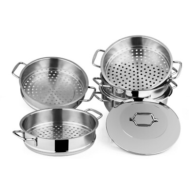 MANTOWARKA, MANTYKOCHER, BIO -DAMPFKOCHER, 28CM Neu