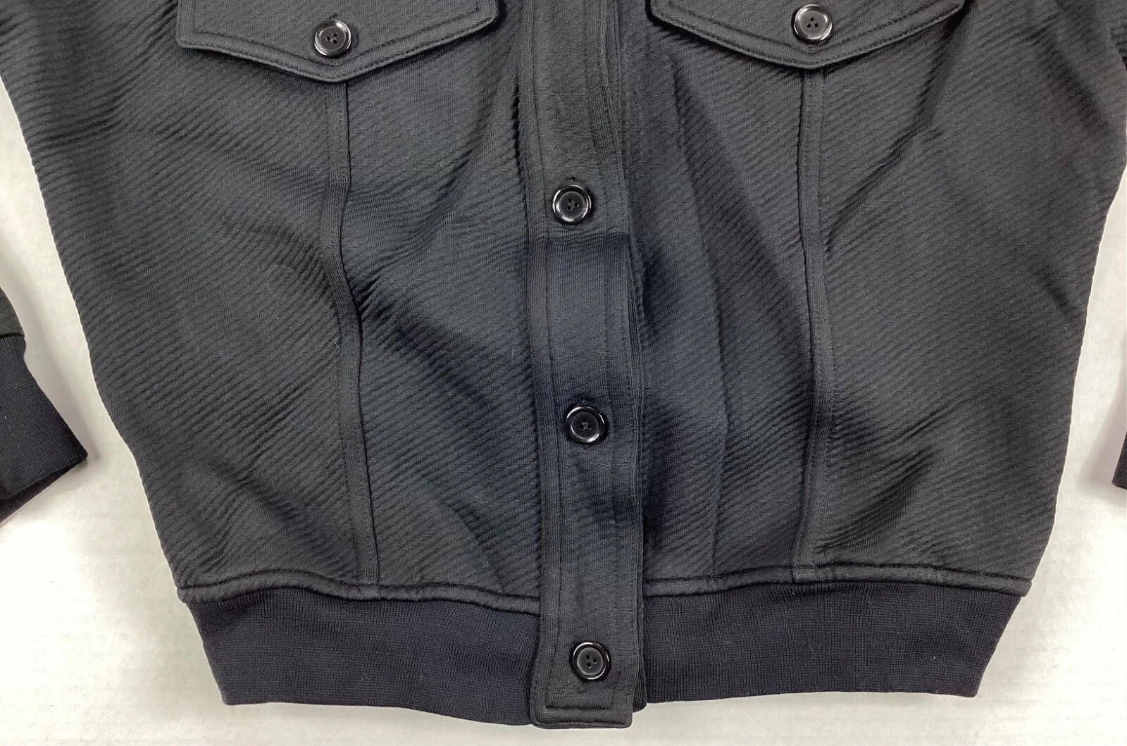 LOUIS VUITTON（LV） Louis Vuitton Uniforme Bomber Giacca Nero A Costine Cropped Spalline Grande