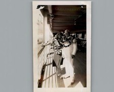Antique 1940's Hawaiian Cruise Captain - Black & White Photography Photos