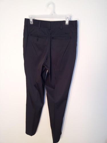 Nike Golf Dri-Fit Flat Front Men's Black Pants 30W X 30L 598445-010 Pre Owned - Picture 7 of 9