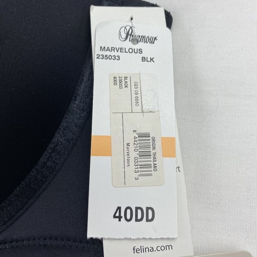 Sujetador Paramour 40DD Maravilloso Sin Tirantes Negro Micro Contorno Figura Completa - Imagen 4 de 9