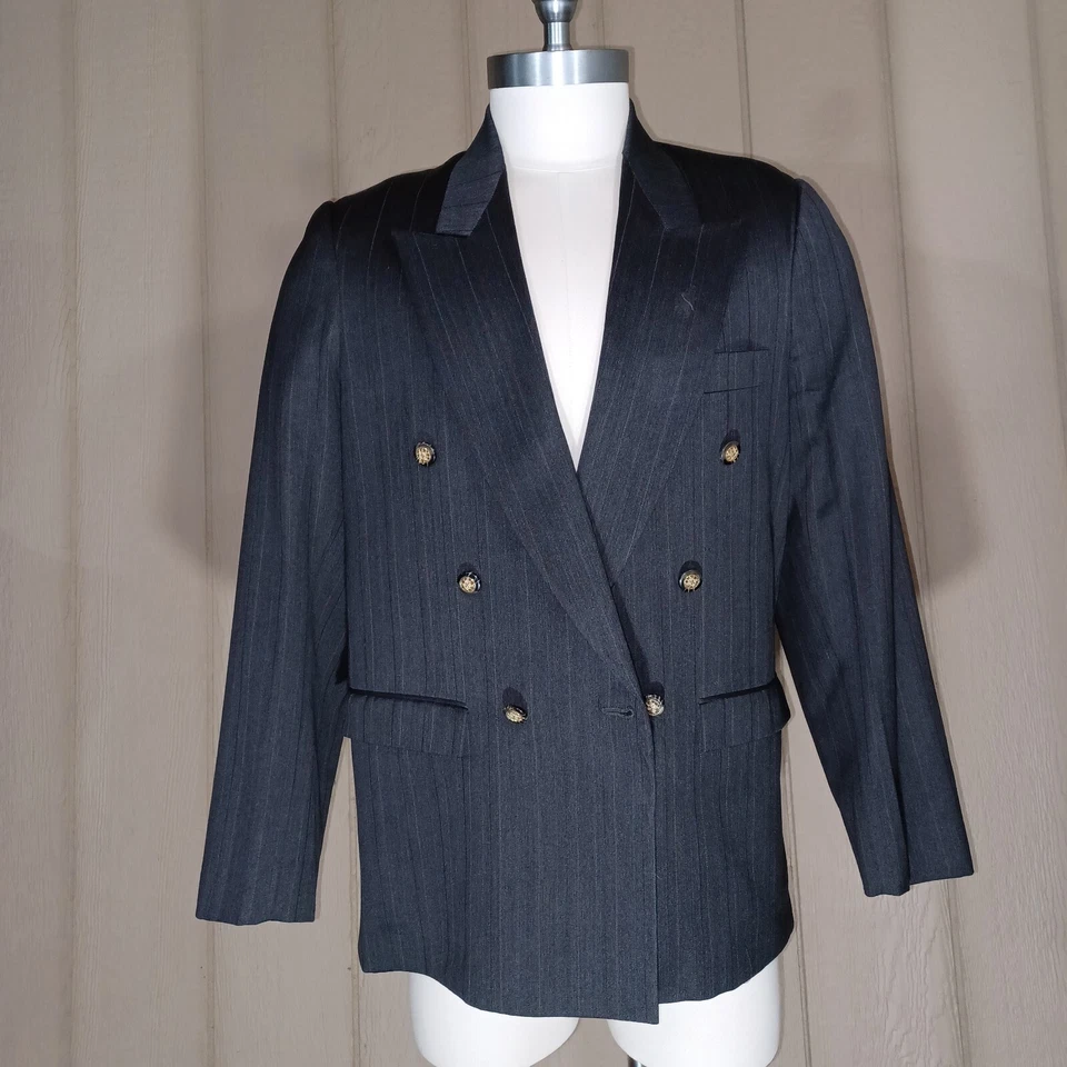 Blazer Para Hombres 40R Gris Traje Chaqueta Abrigo Deportivo Entrevista Baile de graduación Elegante Elegante Foto 2 de 4