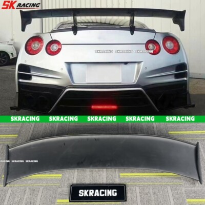 For 2009-2024 Nissan GT-R GTR R35 Unpainted FRP Rear Trunk Spoiler